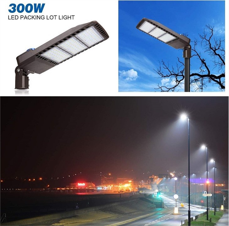 300W LED Parking Lot Lights application