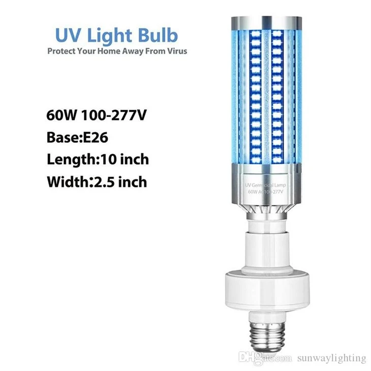 60W UVC germicidne LED žarulje
