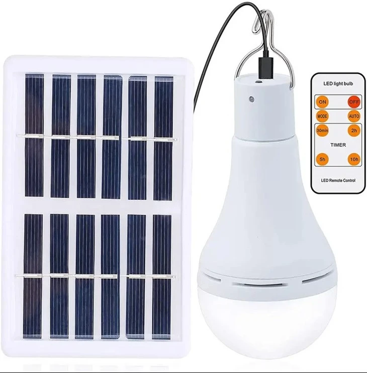 solar rechargeable bulb