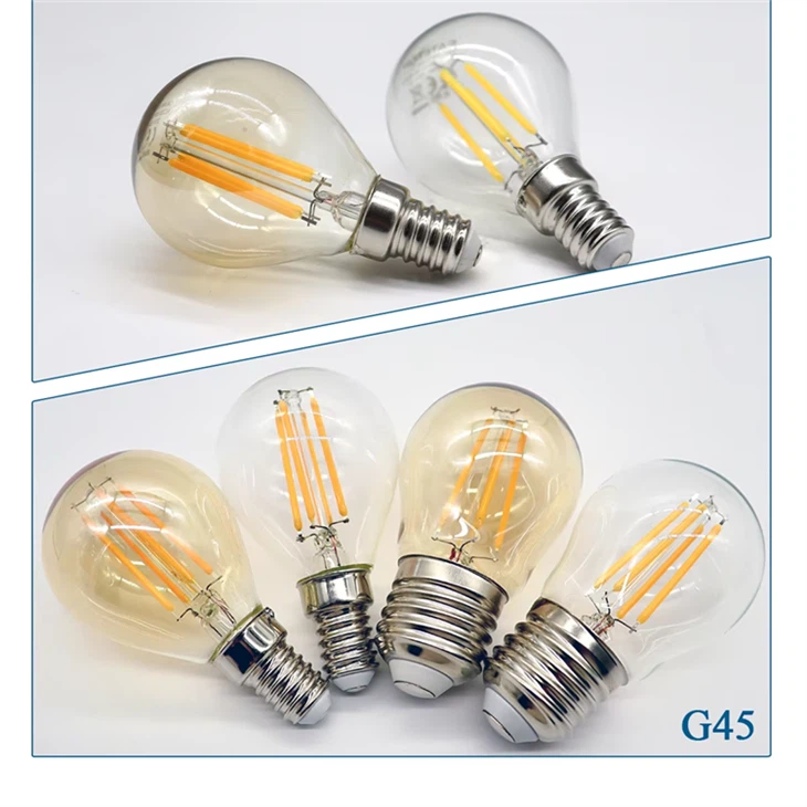 Edison G45/P45 LED Filament Bulb high quality