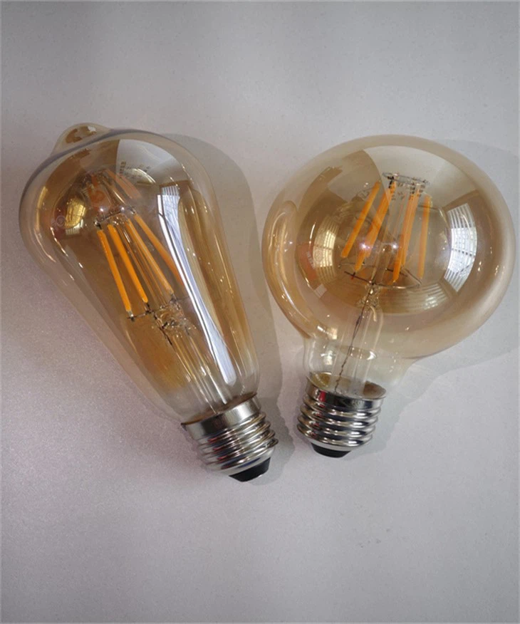 G45 E14 LED žarulja s prozirnom žarnom niti - 6W dekorativno svjetlo, topli bijeli sjaj