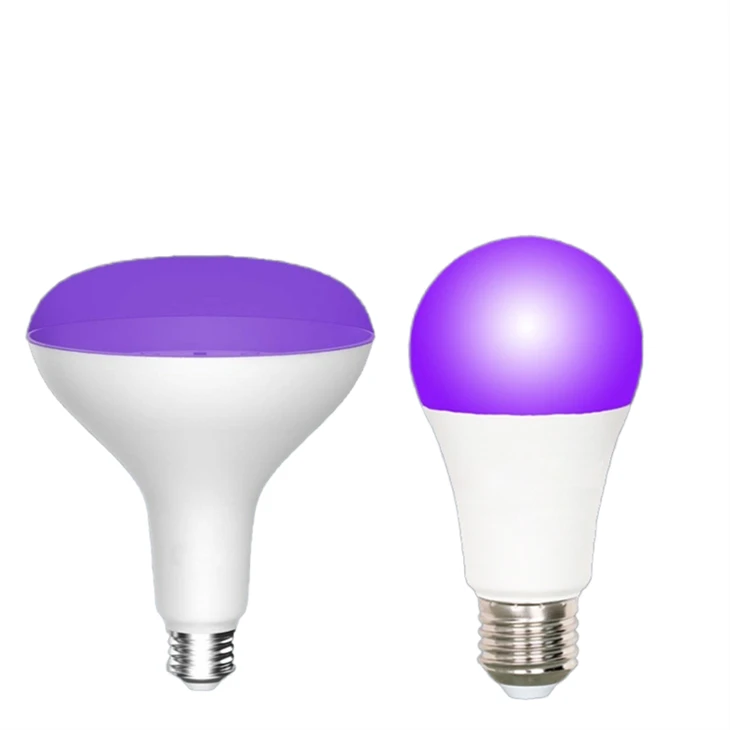 LED žarulja za ljubičasti reflektor za Noć vještica, ekvivalent LED BR30 unutarnjem reflektoru od 65 W