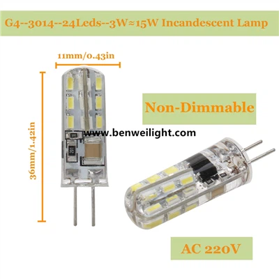 LED žarulje kapsule: G4/G9/E14, 220V/12V AC/DC