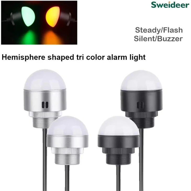 Tri-Color CNC Warning Light W/ Buzzer (12V/24V Dome) best